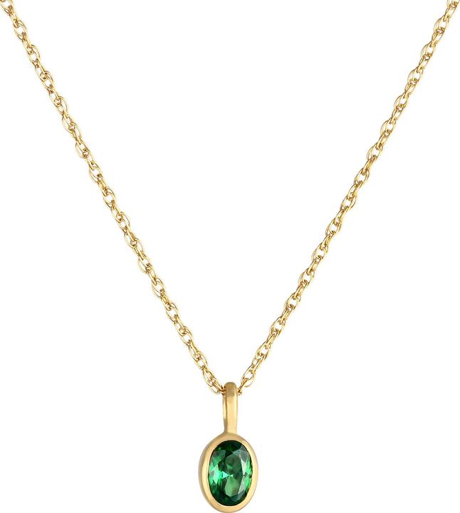 Immagine prodotto Elli Catena di cristallo (Argento 925 placcato oro, Zirconia, 45 cm)