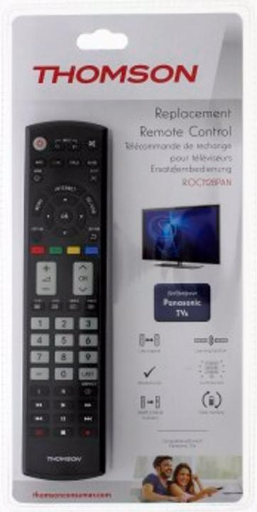 Actual product image Thomson ROC1128PAN Replacement remote control for Panasonic TVs (Universal remote control, Infrared)