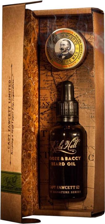 Immagine prodotto Captain Fawcett Capt. Fawcett Care - Ricki Hall Booze & Baccy Beard Oil & Moustache Wax Set