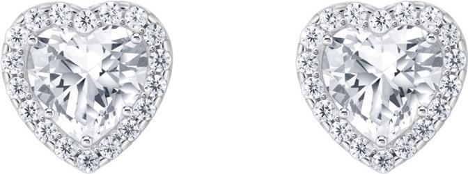 Immagine prodotto Thomas Sabo Orecchini a cerchio con pietra bianca a forma di cuore (Argento 925)