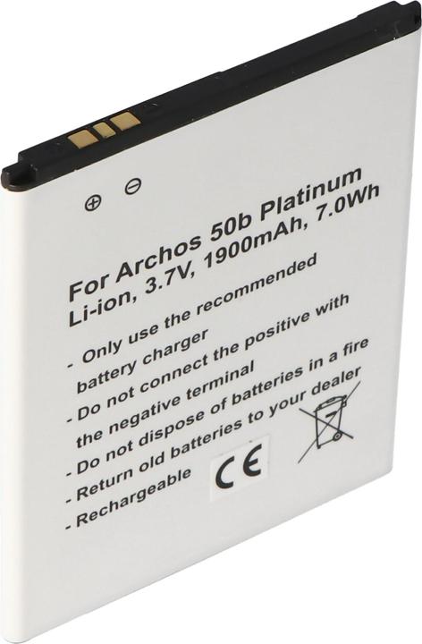 Actual product image AccuCell Battery for Archos AC50BPL Battery Archos 50b Platinum