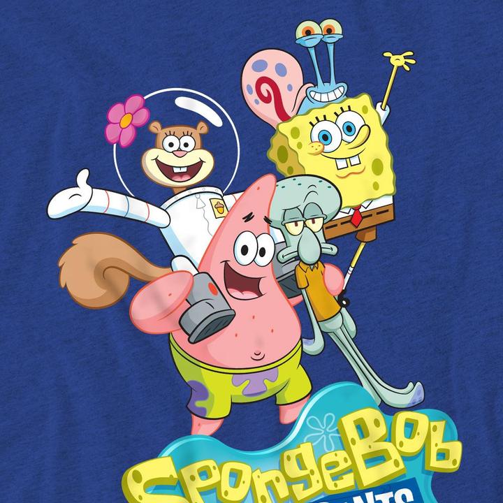 Immagine prodotto Spongebob Squarepants Maglietta Foto di gruppo Adulto Unisex (S)