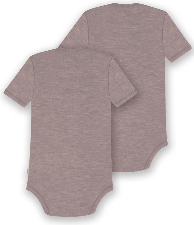 Produktbild Normani 2er Set Baby Merino Body Kurzarm „Tauranga" - 9289 (86)
