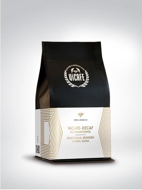 Image du produit Vicafe Café en grains Decaf mélange maison 350 g (350 g, Torréfaction moyenne)