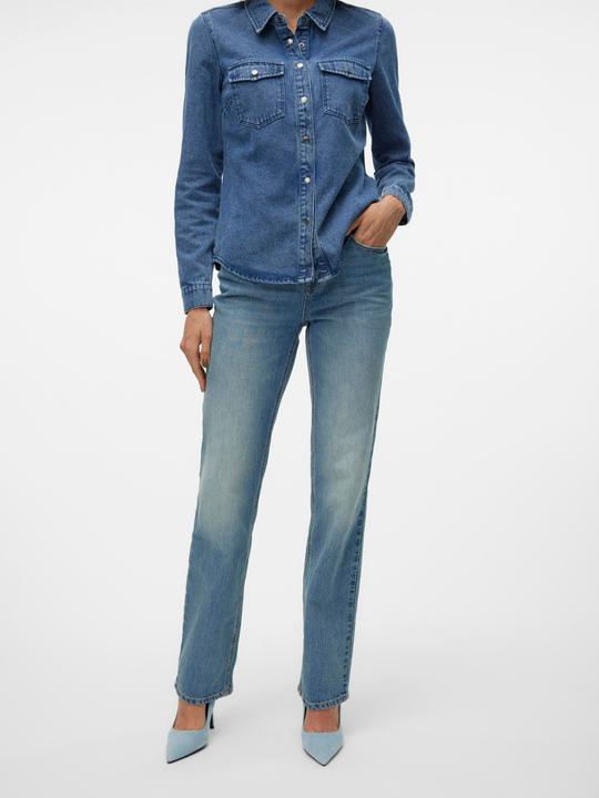 Immagine prodotto Vero Moda VMTESSA Hohe Taille Gerade geschnitten Jeans Weit geschnitten (W31/L32)