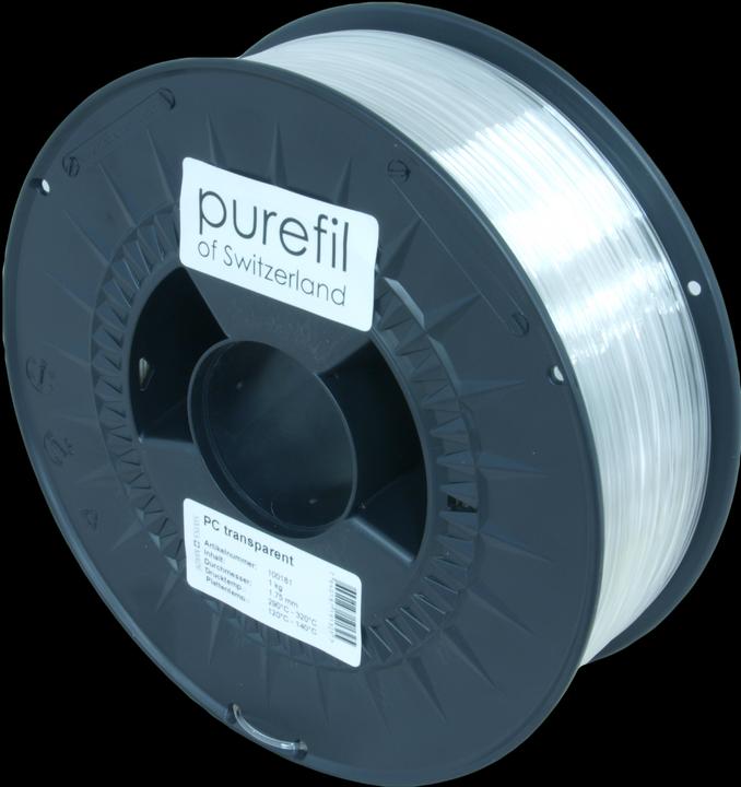 Productafbeelding Purefil Draad (PC, 1.75 mm, 1000 g, Transparant)