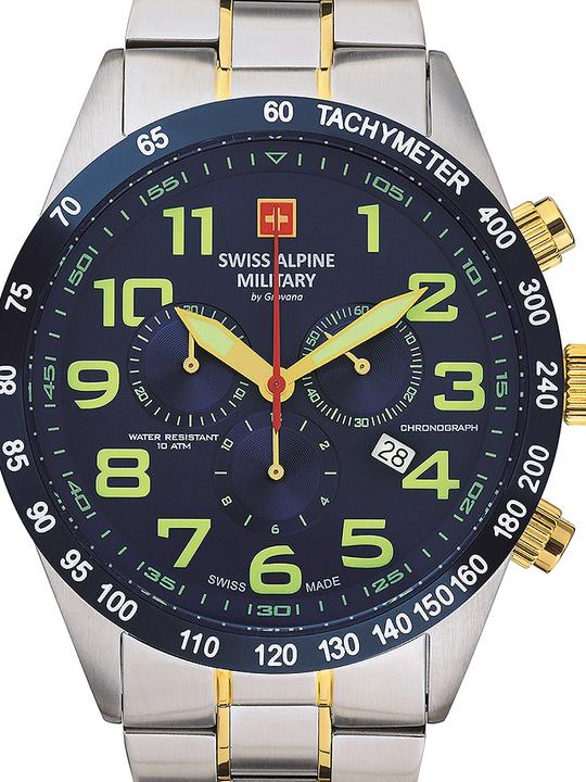Actual product image Swiss Alpine Military 7047.9145 Chronograph 45mm 10ATM (Chronograph, 45 mm)