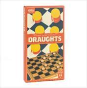 Professor Puzzle Classic Wooden Draughts Game - English Draughts Wooden Board Game, classic antique (English)