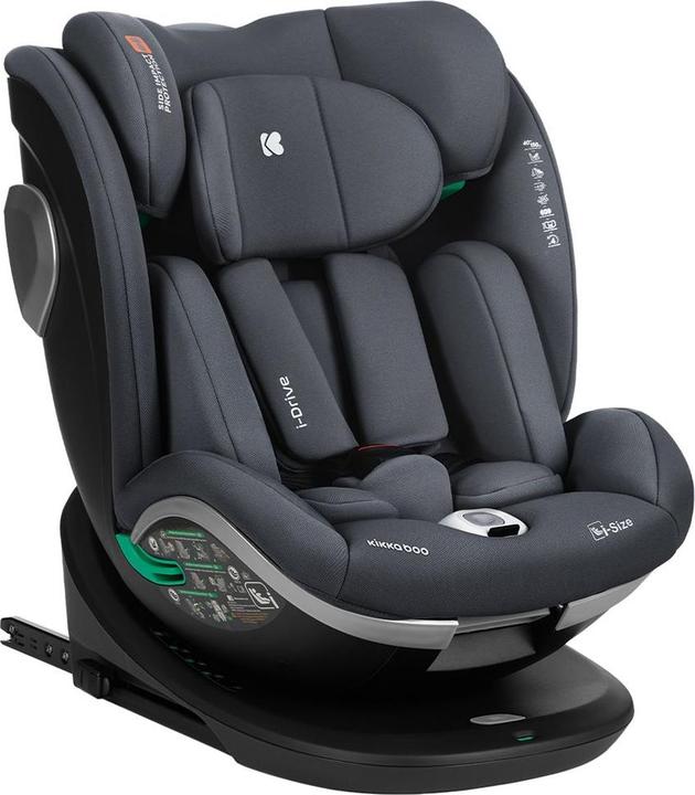 Actual product image Kikkaboo i-Drive i-Size child seat (Reboarder, ECE R129/i-Size Standard)