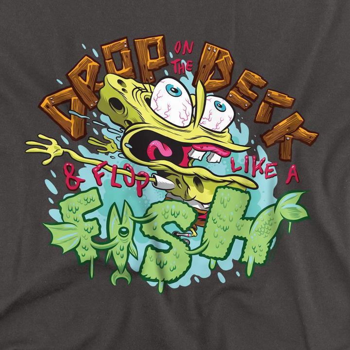 Image du produit Spongebob Squarepants - T-shirt DROP AND FLOP - Adulte (XL)