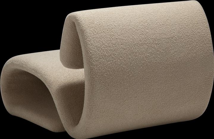 Actual product image Dan Form DUBNA lounge chair