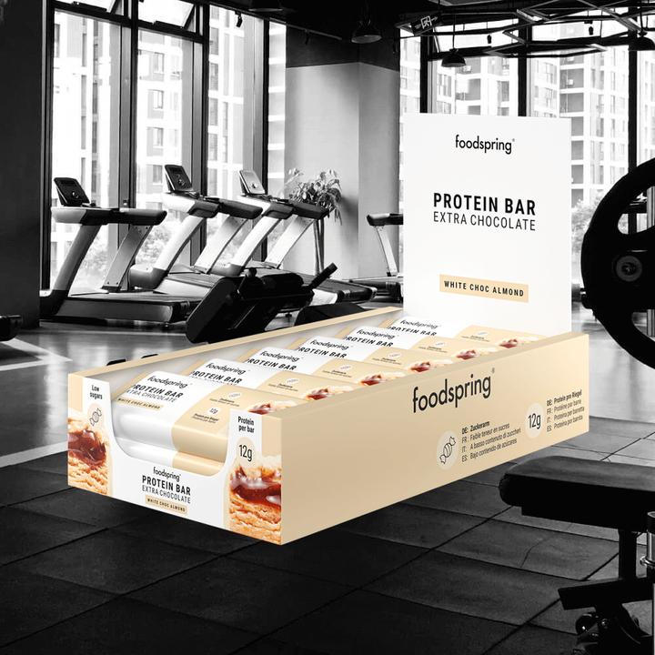 Produktbild Foodspring Protein Bar (White Choco Almond, 1 Stk., 540 g)