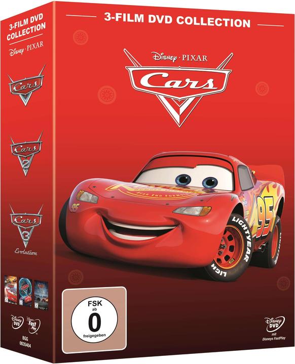 Cars 1-3 (DVD, 2017, Deutsch)