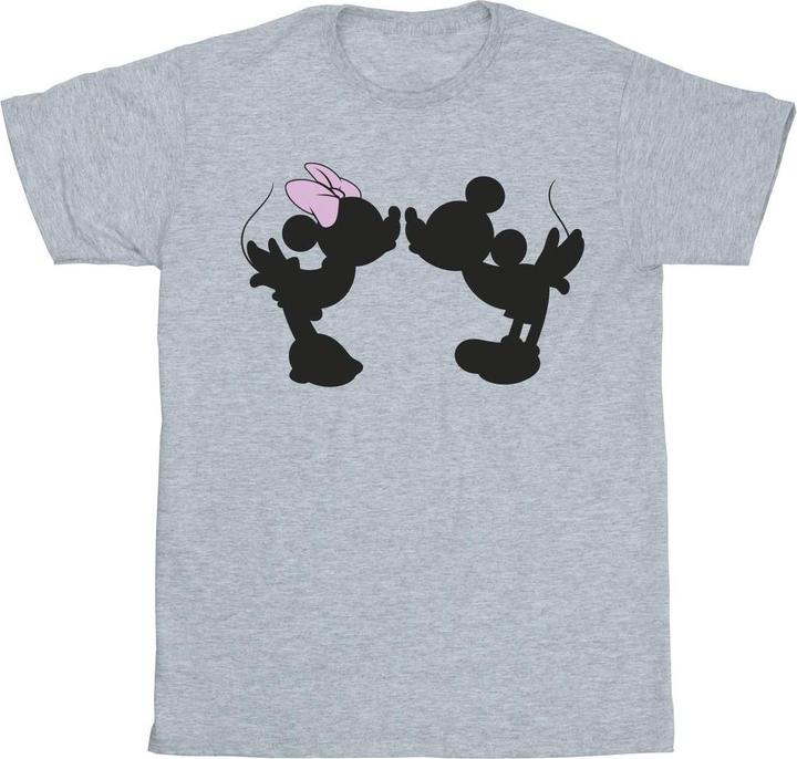 Disney Mickey Minnie Kiss Silhouette TShirt (M)