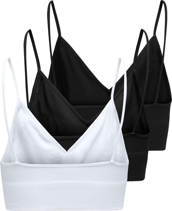 Image du produit Only ONLVICKY rib 3-pack Top Schlafanzug Oberteil (XS, Lot de 3)