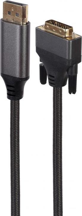 Produktbild Gembird CC-DPM-DVIM-4K-6 Videokabel-Adapter 1,8 m DisplayPort DVI Schwarz (1.80 m, DisplayPort)