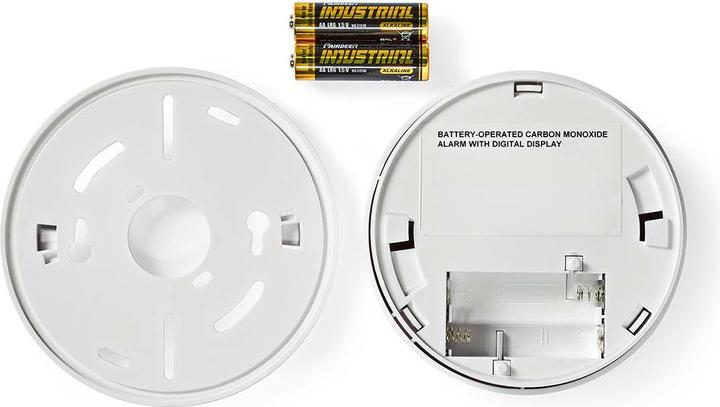 Actual product image Nedis Carbon monoxide alarm | Battery operated | Battery life up to: 5 years | With test button