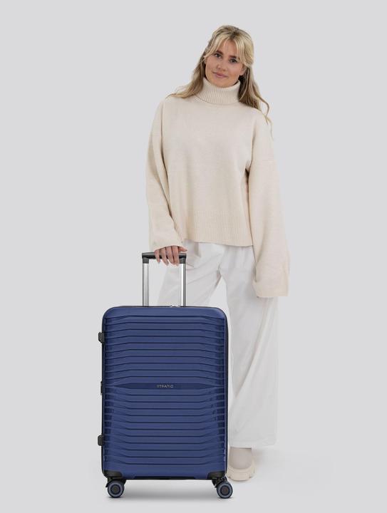 Produktbild Stratic Shine 4 Rollen Trolley 65 cm mit Dehnfalte (69 l, M (50 - 90l))