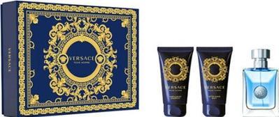 Actual product image Versace Set Pour Homme, Barbati, Eau De Toilette 50ml Balm after shave 50ml Gel De Dus 50ml (Eau de toilette, 50 ml)