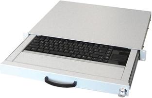 Actual product image Aixcase Industrial keyboard, US USB, touchpad with two mouse buttons (Eng. Int., Cable)