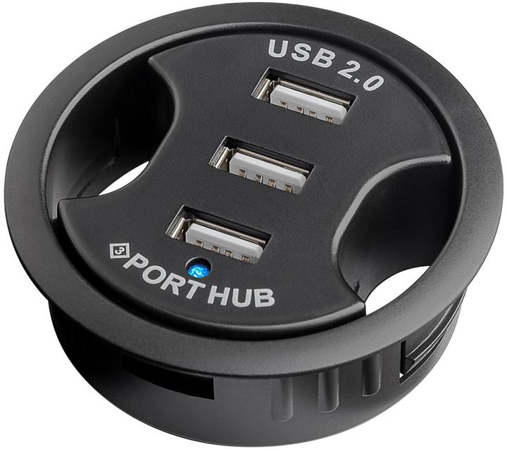 Produktbild Goobay Einbau-HUB (USB-A, 3 Ports)