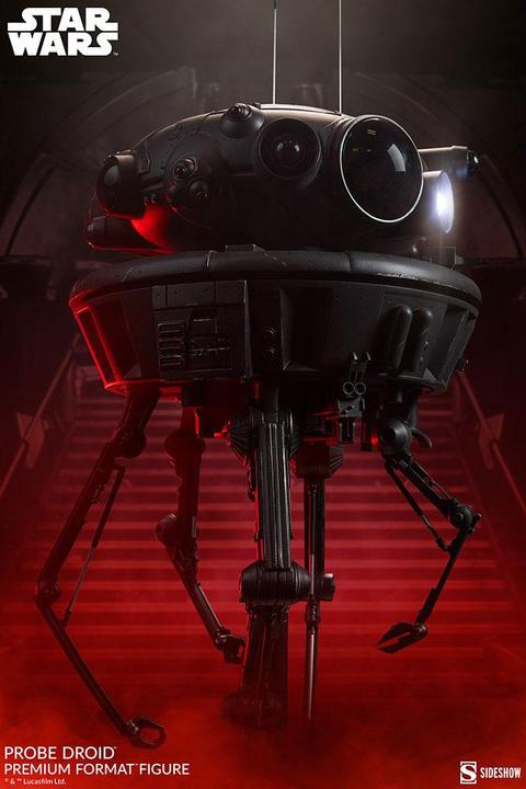 Actual product image Sideshow Star Wars statuette Premium Format Probe Droid 68 cm
