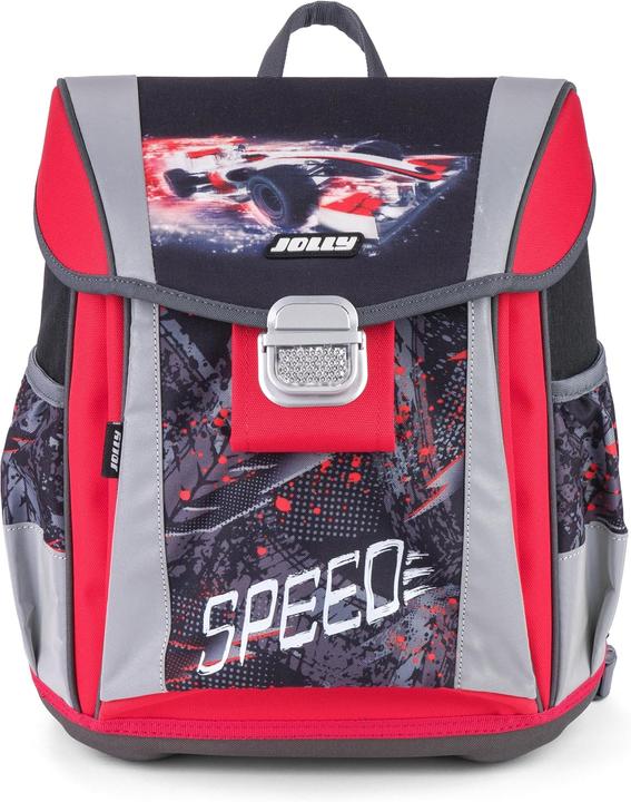 Image du produit Jolly Kit cartable Classic Formula fibre synthétique noir/rouge (22 l)