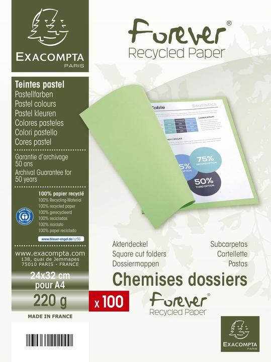 Image du produit Exacompta Couverture de dossier (A4, 1 x)
