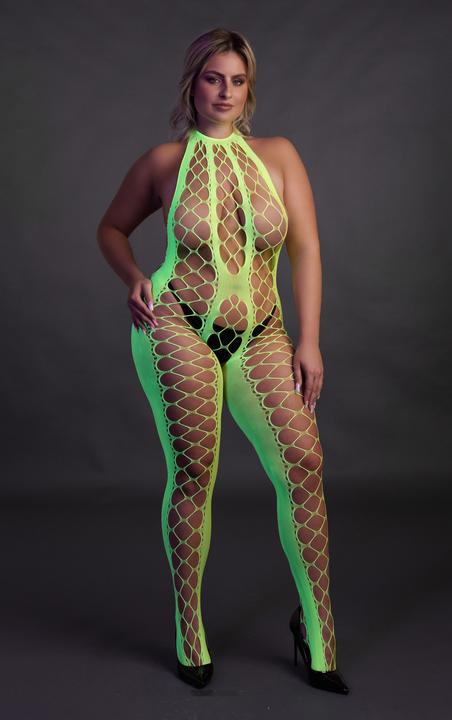 Produktbild Ouch! Bodystocking with Halterneck (XL, XXL, 3XL)