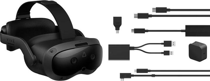 Image du produit HTC Vive Focus Vision Consumer Edition + Vive Wired Streaming Kit Lunettes de réalité virtuelle Noir (128 Go)