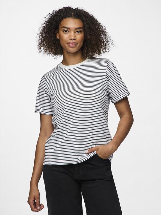 Produktbild Pieces Gestreiftes Rundhalsausschnitt T-Shirt (M)