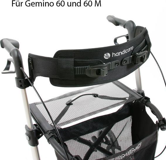 Actual product image Sunrise Ceinture dorsale pour déambulateur Gemino 60