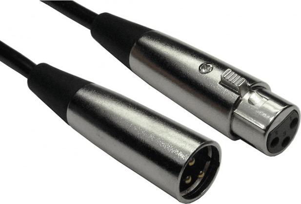 Actual product image Cables Direct 20M 3PIN XLR M-F CAB SILVER B/Q12