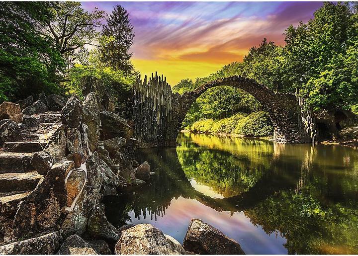 Image du produit Trefl Puzzle Premium Plus 1000 - Pont de Rakotz à Kromlau, Allemagne (1000 pièces)