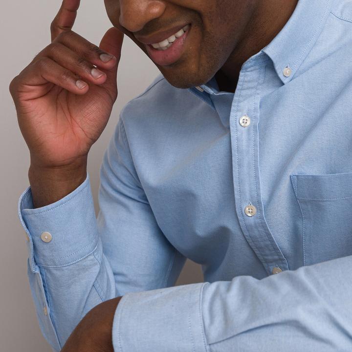 Actual product image La Redoute Collections Oxford Shirt with Button-Down Collar (XXL)