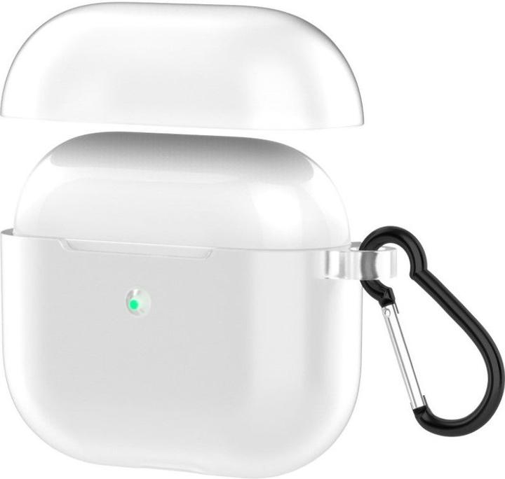 Actual product image PhoneLook Pro cover silicone gel transparent with carabiner (Headphone bag)