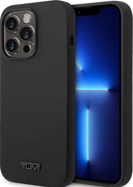 Actual product image Tumi TUHCP14LSK iPhone 14 Pro 6,1" czarny/black hardcase Liquid Silicone (Apple iPhone 14 Pro)