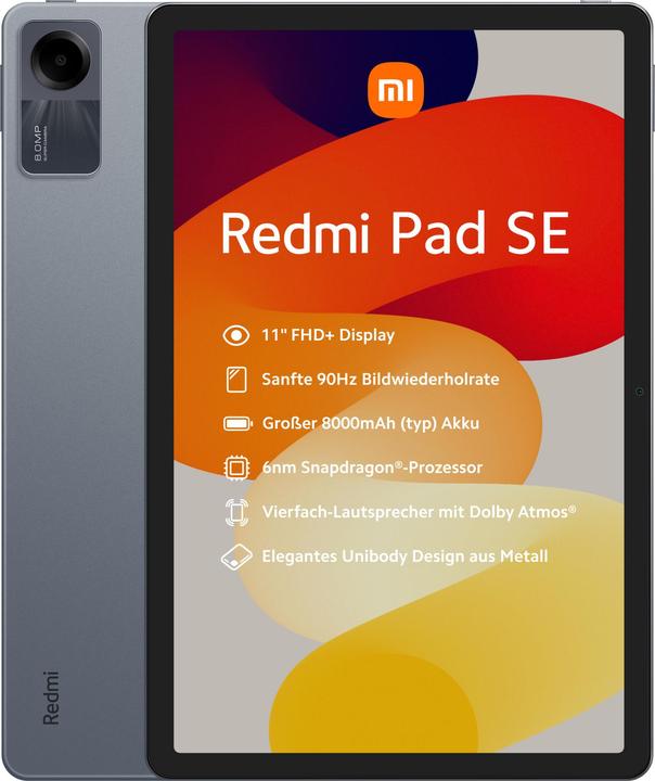 Produktbild Xiaomi Redmi Pad SE (nur WLAN, 11", 128 GB, Graphite gray)