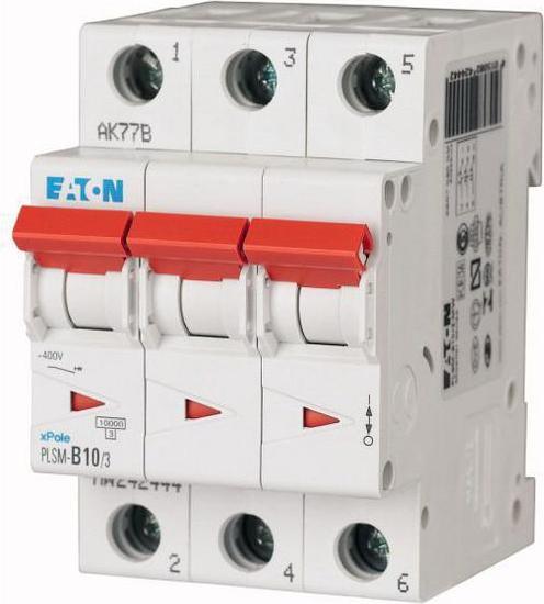 Produktbild Moeller Electric 10kA Triple Pole Type C MCB 10A