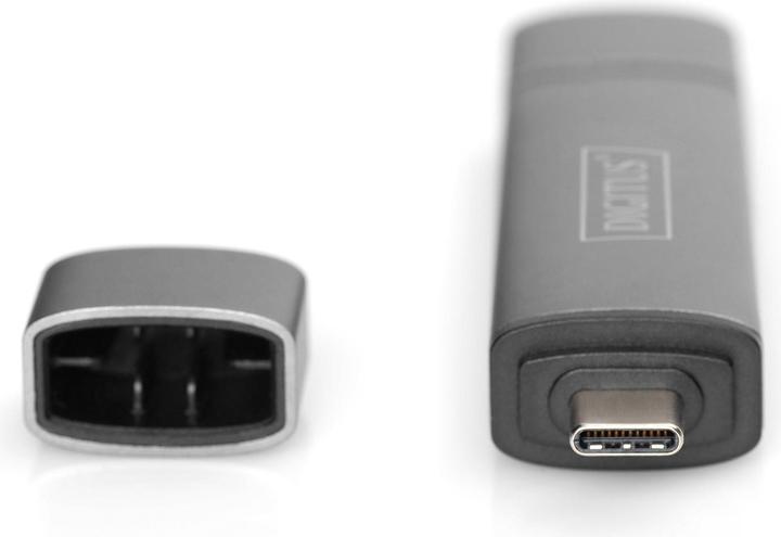 Image du produit Digitus Hub à double lecteur de carte (USB 3.0, USB 2.0)