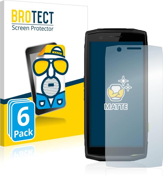 Actual product image BROTECT Anti-glare screen protector matt (6 Piece, Crosscall Action-X5)