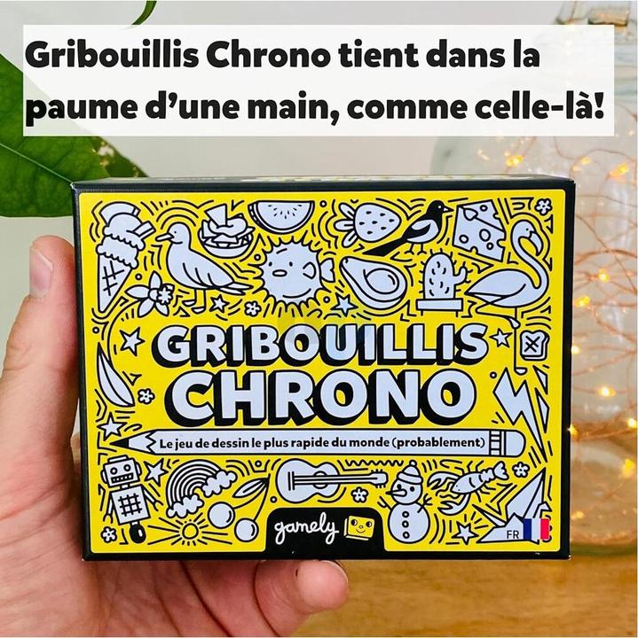 Immagine prodotto Gamely GRIBOUILLIS CHRONO - Il gioco di disegno più rapido del mondo (probabilmente) (Francese)
