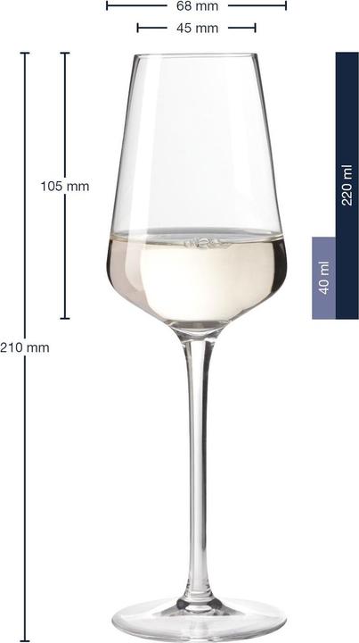 Actual product image Leonardo Puccini Set of 6 (2.20 dl, 6 x, Liqueur glasses + grappa glasses)