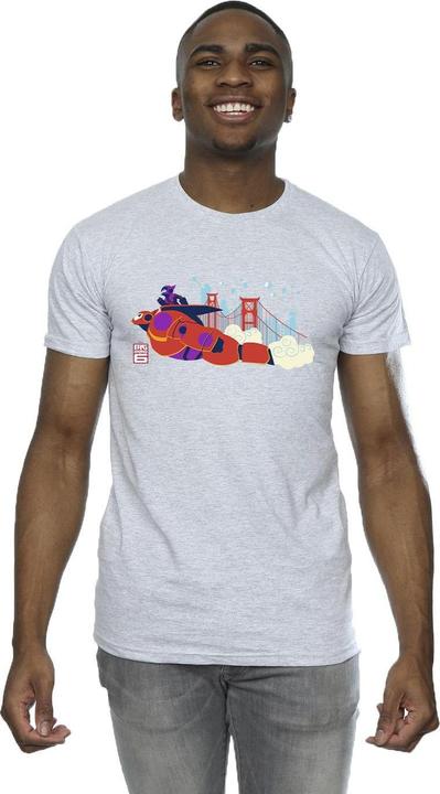 Produktbild Disney Big Hero 6 Baymax Hiro Bridge TShirt (4XL)