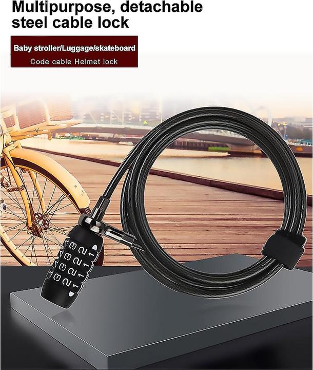 Image du produit Mobygo Cadenas à câble EasyPass (180 cm)