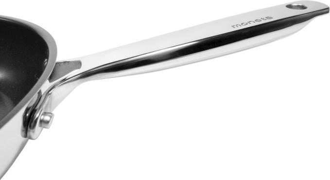 Actual product image Moneta Agreement Frying Pan 24 cm, Stainless Steel for Each hob (24 cm, Frying pan, Stainless steel)