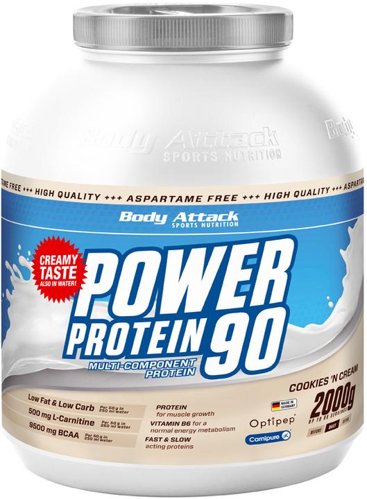 Produktbild Body Attack New Power Protein 90 (2000g Dose) (Vanille, 1 Stk., 2000 g)