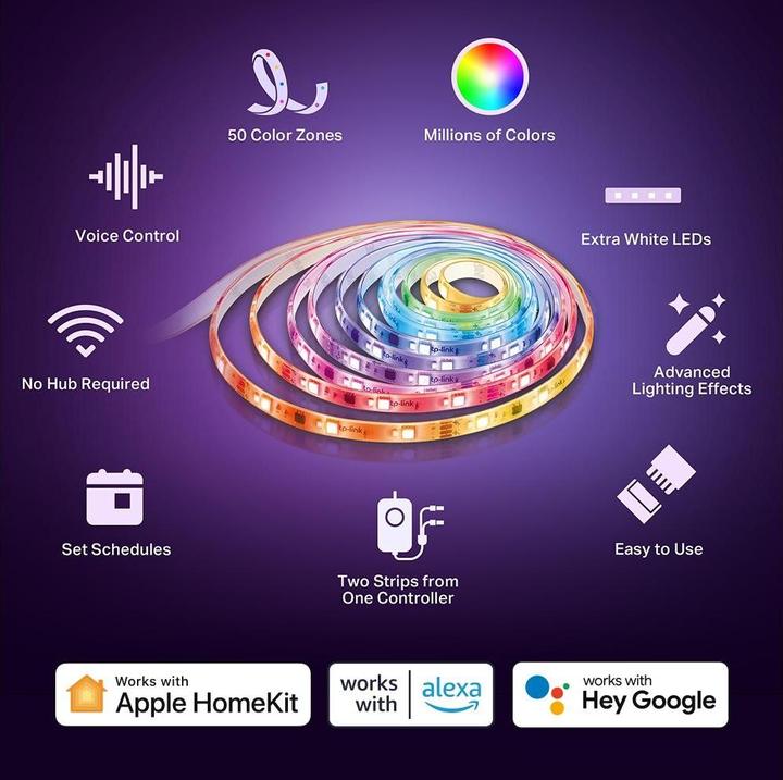 Actual product image TP-Link Tapo L930-10) (Multicoloured, 1000 cm, Indoor)