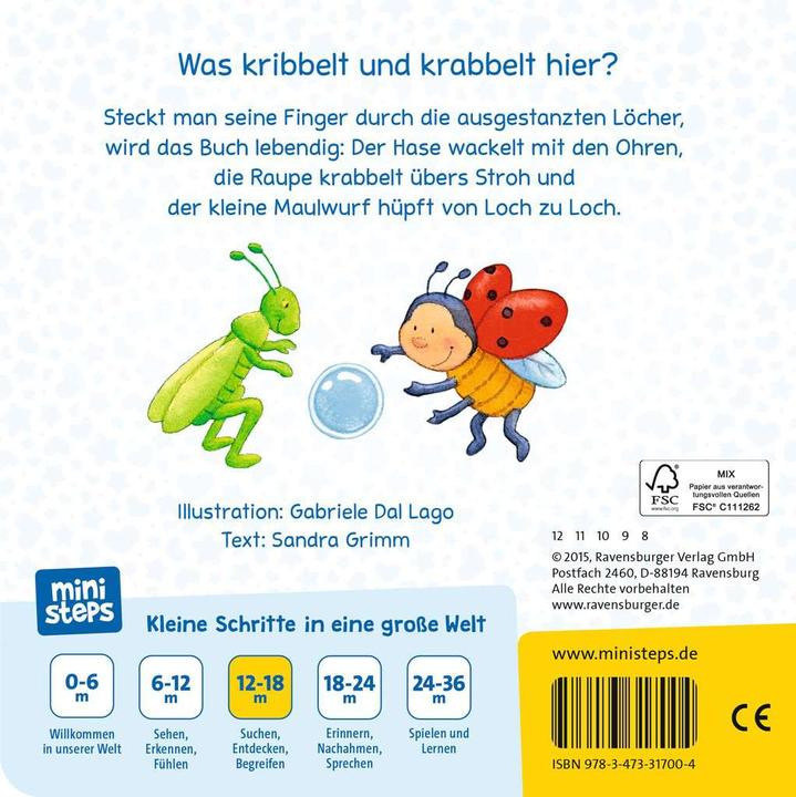Immagine prodotto Ravensburger Divertenti animali striscianti che fanno il solletico (Tedesco)