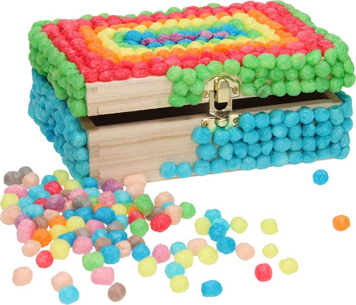 Actual product image Playwood Wooden card box with flap lid